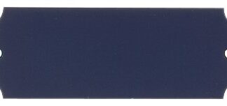 2 1/2" x 7/8" Black Brass Perpetual Plate