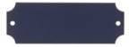 2 1/2" x 7/8" Black Aluminum Perpetual Plate