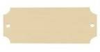 2 1/2" x 1" Bright Gold Brass Perpetual Plate