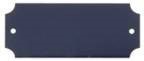 2 1/2" x 1" Black Aluminum Perpetual Plate