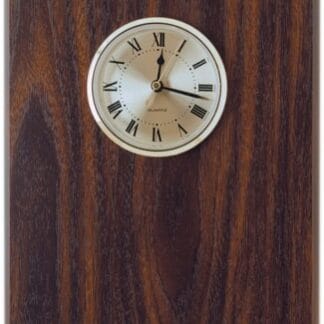 8" x 10" Classic Walnut Clock Plaque