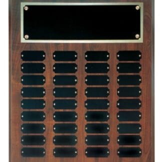 Cherry Finish Perpetual Plaque