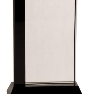 Black Edge Crystal on Black Base