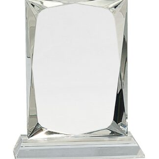 Crystal Rectangle on Clear Base