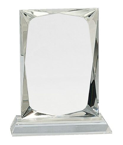 Crystal Rectangle on Clear Base