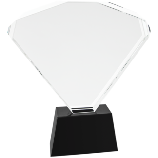 Crystal Fan with Black Base