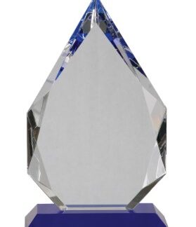 Diamond Crystal on Blue Pedestal Base