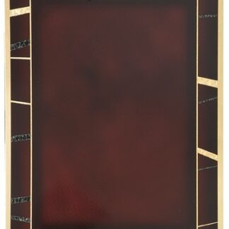 Red/Gold Brass Plated Steel Expression Plaque Plate