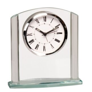6 1/4" Arch Glass Clock