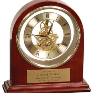 7 3/4" x 9" Grand Piano Arch Clock