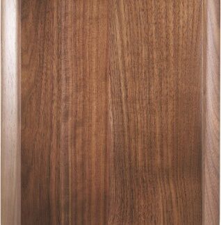 Round Corner Raised Face Genuine Walnut Plaque