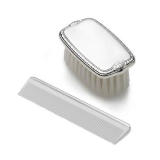 Boys Plain Design Brush & Comb Set