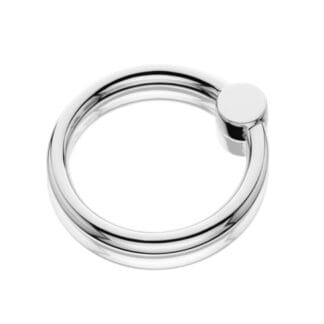 Sterling Silver Circle Rattle
