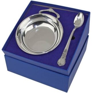 Porringer & Baby Feeding Spoon Gift Set