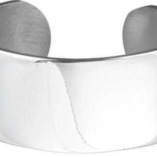 1" Plain Pewter Bracelet