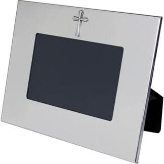 Horizontal Wide Border Frame w/Cross 4" x 6"