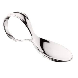Sterling Silver Ring Handle Spoon