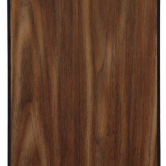 Value Walnut Finish Plaque with 45 Degree Bevel Black Edge