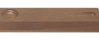 11 1/4" x 3" x 1" Genuine Walnut Gavel Presentation Block for 10" Gavel
