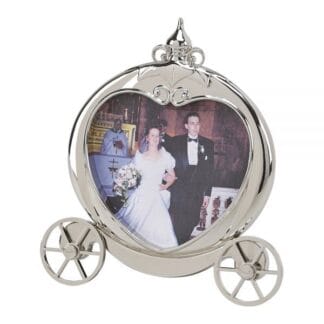 PUMPKIN COACH FRAME HOLDS 3.5" X 3.5" PHOTO