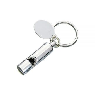 ENGLISH BOBBY STYLE WHISTLE KEY CHAIN
