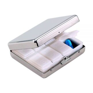 PILL BOX WITH 8 COMPARTMENTS