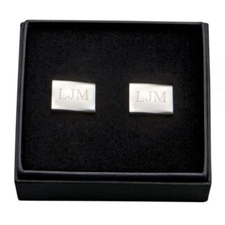 PAIR OF RECTANGULAR CUFF LINKS