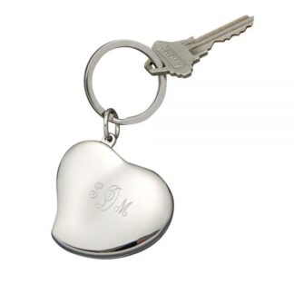 HEART SHAPED LOCKET KEY CHAIN