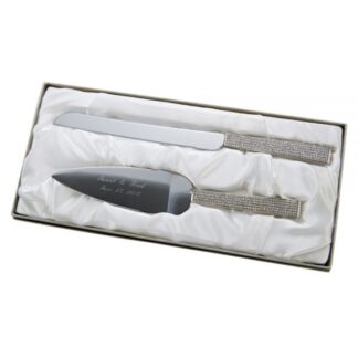 GLITTER GALORE KNIFE & SERVER SET