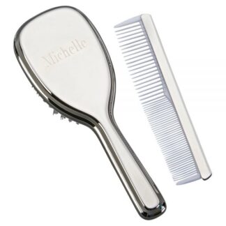COMB & BRUSH SET W/HANDLE