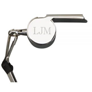 STAINLESS STEEL COACH'S WHISTLE WITH LANYARD