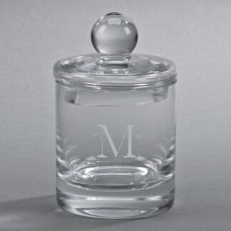 SIMON LEAD-FREE CRYSTAL BISCUIT BARREL