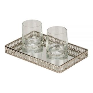 Vanity Gallery Tray with Mirror