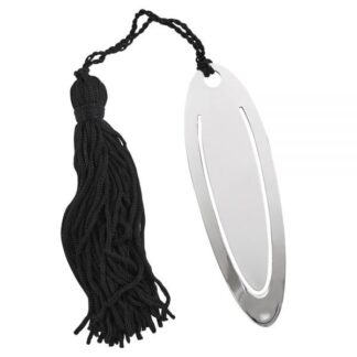 OVAL SHAPED BOOKMARK WITH TASSEL