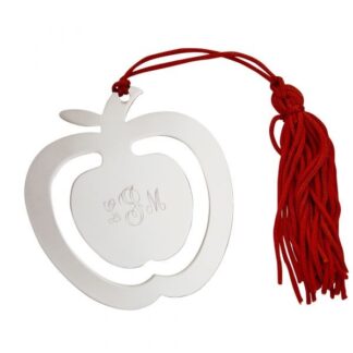 APPLE SHAPED BOOKMARK & TASSEL